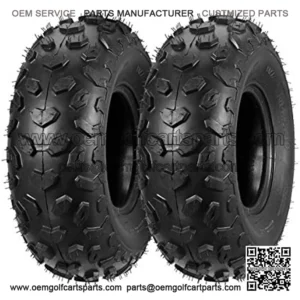 ATV Tires 19x7-8 19x7x8 19x7 8 ATV UTV Off-Road Tires All-Terrain Mini Bike Tires 4PR Tubeless Sport Tires, Set of 2