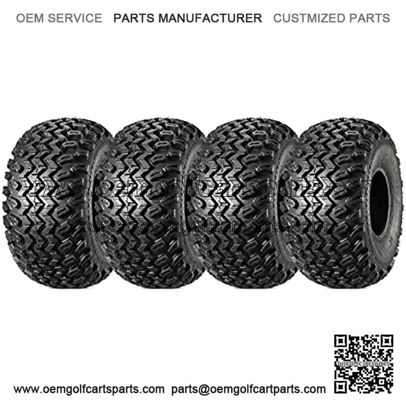 Full set of Golf Cart Tires 22x11.00-8 ATV Turf Tires,4ply,Set of 4