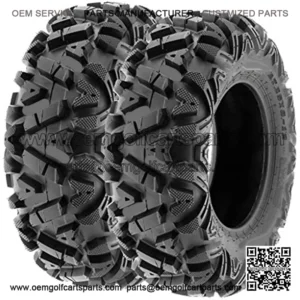 Pair of 2 Power.I All-terrain ATV UTV Off Road Tires 28x9-12 28x9x12,6 PR Tubeless A033