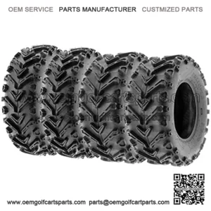 Set of 4 A041 Mud & Trail 24x8-12 Front & 24x10-12 Rear ATV UTV off road Tires, 6 PR, Tubeless