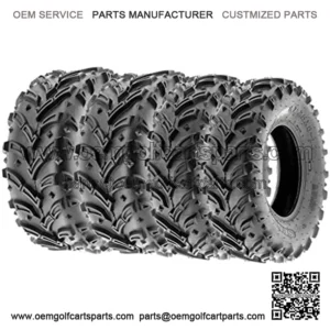 25x8-12 25x10-12 ATV UTV Tires 6 PR Tubeless A024-1 [Bundle]