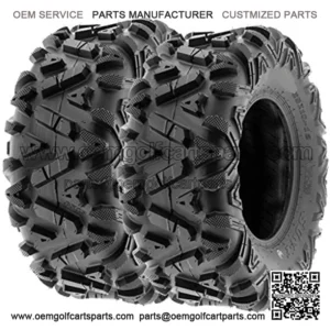 A033 ATV/UTV Tires -- 25x11-12 -- 6 Ply | Pair of 2 | All-Terrain Off-Road