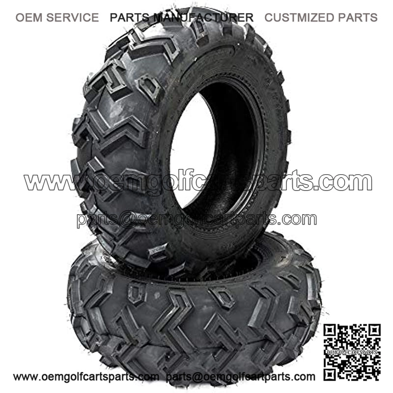 2 PCS 25x8-12 Front ATV Utility UTV Tire Tires 25 8 12 6 PR