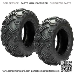 2PCS 25" 25x10-12 Rear ATV Utility UTV Tires Replacement Tire 25x10x12 6Ply fit 12in Rim