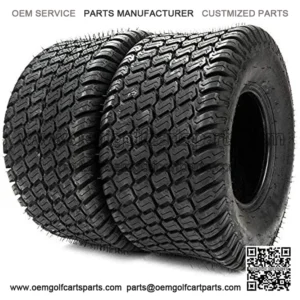 Two New 18x9.50-8 Lawn Mower Golf Cart Turf Tires 4PR PSI 14 Tubeless