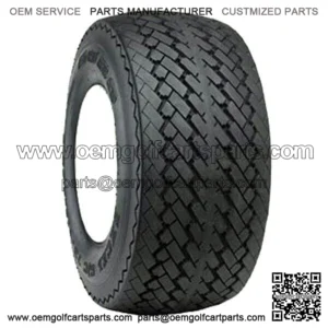 Set of 4 Golf Cart Street Course Tires Only 18x8.5-8 Duro Sawtooth 6 Ply