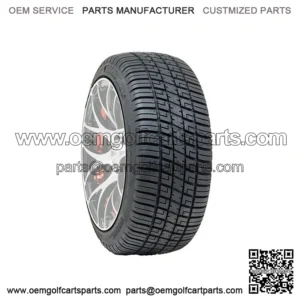 Set of 4 205/50-10 Fusion Golf Cart Street and Turf Tires No Lift Required