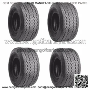 Set of 4 Golf Cart Street Tires 18x8.50-8 Excel Golf Pro Plus 6 Ply DOT Approved