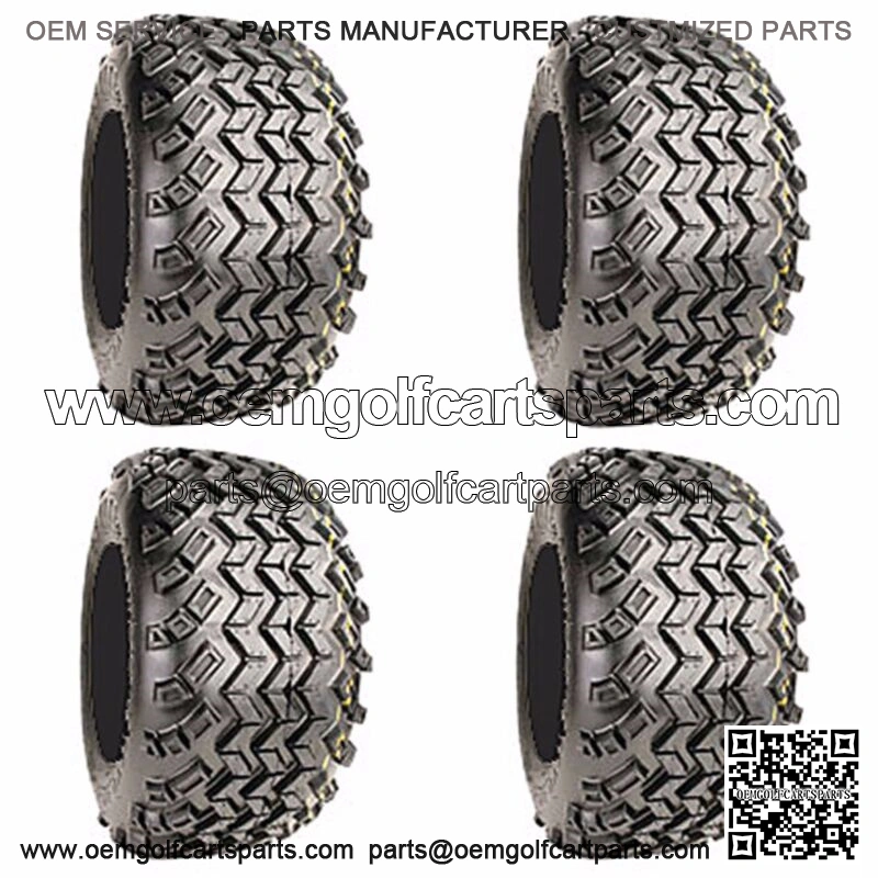Set 4 Golf Cart Tires 18x9.50-8 4 Ply All Terrain Off Road
