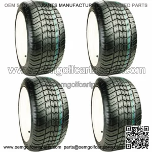 Set of 4 Golf Cart Tires 255/50-12 Excel Classic 4 Ply Street Lift Kit Required