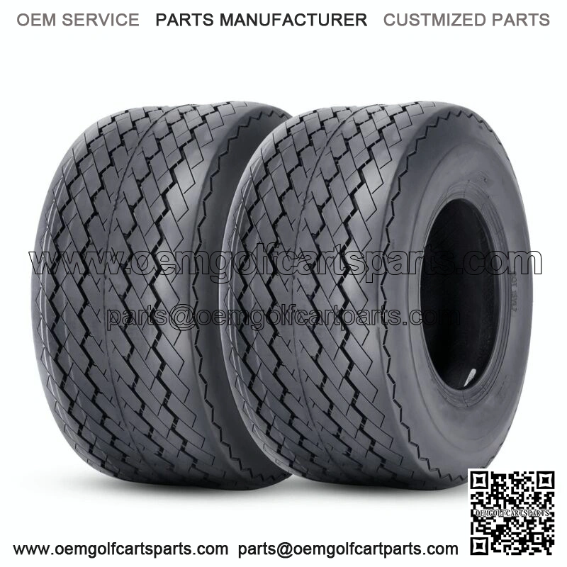 2 18X8.50-8 Golf Cart Tires 4PR Heavy Duty Tubeless Replacement Tyre Christmas