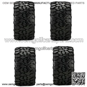 4 Golf Cart  20x10R-12 Sierra Rover Steel Belted Radial All Terrain Tires