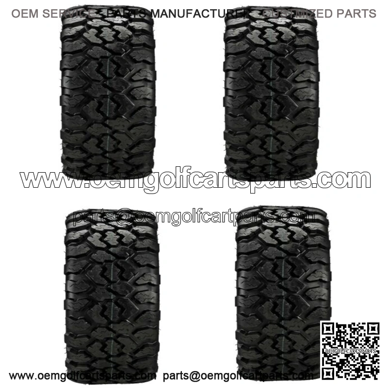 4 Golf Cart 20x10R-12 Sierra Rover Steel Belted Radial All Terrain Tires