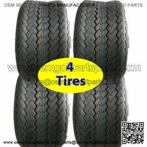 (4) 18x8.50-8 Standard OEM Size Golf Cart Tires Fits EZGO Club Car Yamaha
