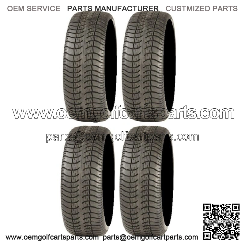 Full set of ITP Ultra GT 205x50-10 (4ply) DOT Golf Cart Tires (4)