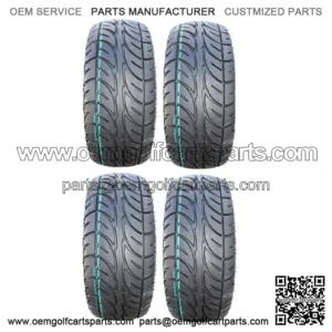 Full set of MotoSport EFX Street Fusion 23x9.5-12 (6ply) DOT Golf Cart Tires (4)