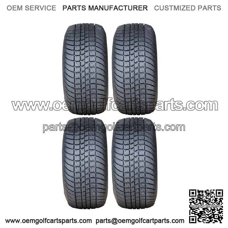 Full set of MotoSport EFX Lo-Pro 225x35-12 (4ply) DOT Golf Cart Tires (4)