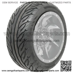 20.5" Tall Fusion Steel Belted 205/40-14 Golf Cart Tire