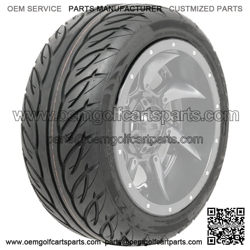 20.5" Tall Fusion Steel Belted 205/40-14 Golf Cart Tire
