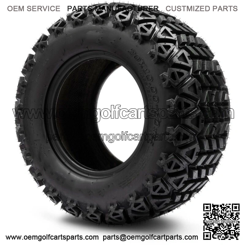 20X10-10 X-Trail Series All Terrain Golf Cart Tire (6 Ply Rating)