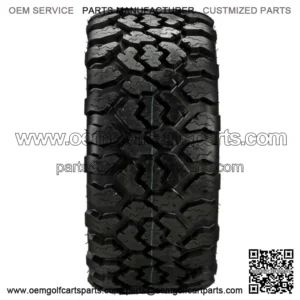 Set of 4- 23x10R-14 Sierra Rover Steel Belted Radial A/T Tires for Golf Carts