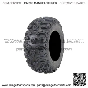 Set of (4) 25-10-12 K587 HTR Bearclaw 8 pr Radial Golf Cart ATV UTV Tires