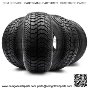 (4) 205/50-10 DOT Street Tires for EZGO, Club Car, Yamaha Golf Carts