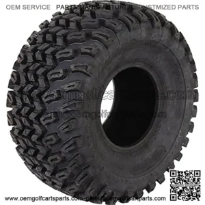 P334 Golf Cart Tire- 22 x 11-8 - All Terrain Golf Cart Tires, Four-Ply Rated Quad Tire, Utility Terrain Vehicle Tire with 15.5 Millimeters Tread Depth, General Purpose Golf Tire, 22 x 11-8