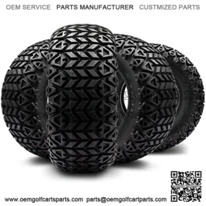 23 X 10.5-12 Dot All-Terrain Tire For Golf Carts & Atv'S (6 Ply Rating) -- 1, Set Of 2 Or 4 (23 X 10.5-12, Set Of 4 Tires)