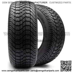 215/50-12 "Cruze" DOT Low Profile Tires for EZGO, Club Car, Yamaha Golf Carts (1, set of 2, or set of 4) (215/50-12, Set of 2 Tires)
