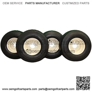 18x8.50-8 with 8x7 Beige/Tan Wheel Assembly for Golf Cart and Lawn Mower (Set of 4)?