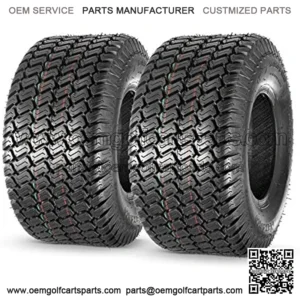 18x8.50-8 18x8.5x8 Lawn Mower Golf Cart Turf Tires 4PR P332, Set of 2