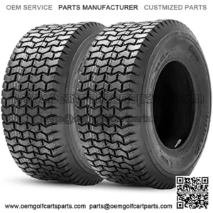 2PCS 16x6.50-8 Lawn & Garden Mower Tires Turf Friendly, 16x6.5-8 Great Traction for Garden Tractors, Walk-behind Mowers, Turf Maintenance Vehicles, Golf Carts, Snowblowers, Utility Vehicles