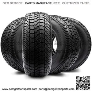 205/65-10 DOT Street Tires for EZGO, Club Car, Yamaha Golf Carts (205/65-10, Set of 4 Tires)