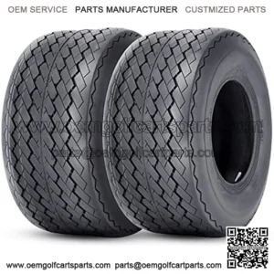 18x8.5-8 Golf Cart Tires, 18x8.5x8 4PLY All Terrain Club Cart Off Road Tires Set of 2, Tubeless