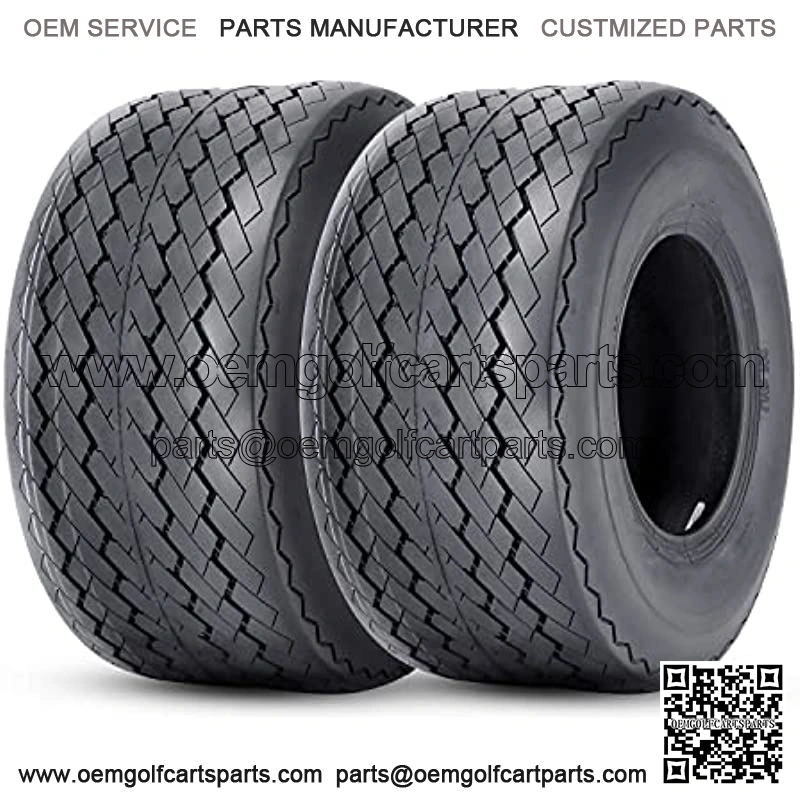18x8.5-8 Golf Cart Tires, 18x8.5x8 4PLY All Terrain Club Cart Off Road Tires Set of 2, Tubeless