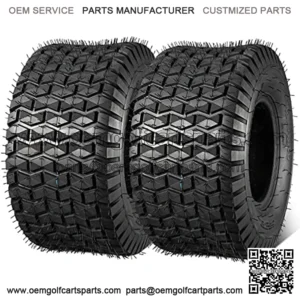 18x9.50-8 Lawn Mower Tires, 18x9.50-8nhs Tires, 18x9.50 8 Turf Tires 18-9.50-8 Rear Mower Tires, 4 Ply Tubeless Tire, 1040lbs Capacity, Set of 2