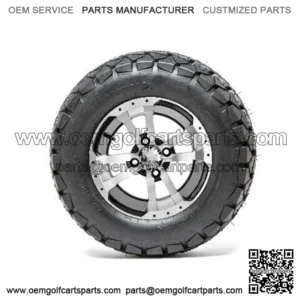 Set of 4 12" Storm Trooper Lifted Golf Cart Wheels on 22" All Terrain Tires