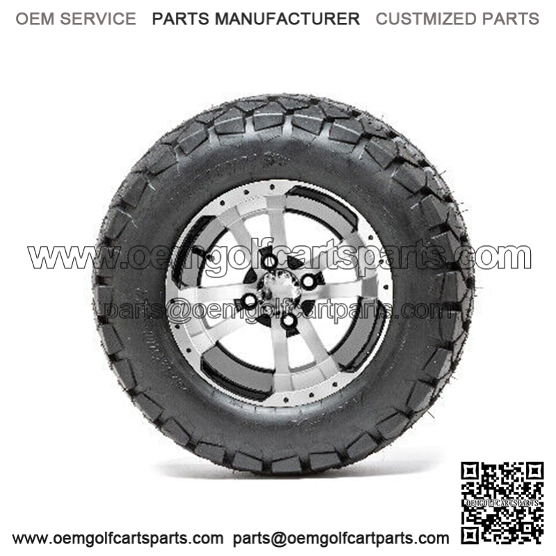 Set of 4 12" Storm Trooper Lifted Golf Cart Wheels on 22" All Terrain Tires