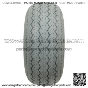 1 Golf Cart Tire 18.5x8.50-8 Duro 4 Ply Gray Sawtooth Street Tire Only