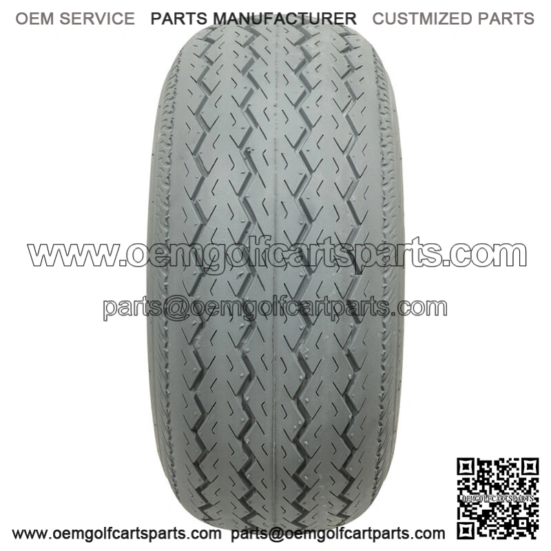 1 Golf Cart Tire 18.5x8.50-8 Duro 4 Ply Gray Sawtooth Street Tire Only