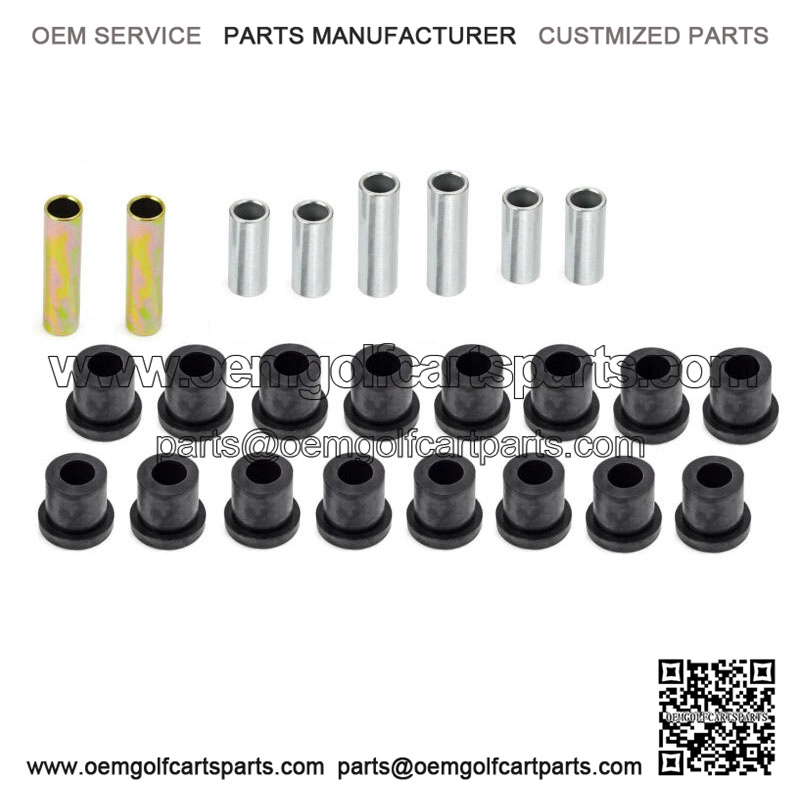 Front Upper A Arm Suspension Bushing Kit & Front Lower Spring For Club Car DS