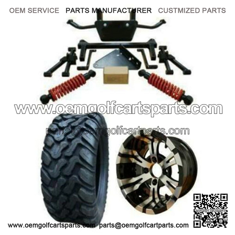 Yamaha Drive Mud Terrain Tire/Wheel Combo & 6" A-Arm Lift Kit Bundle
