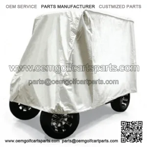 Off-White 2-Passenger Heavy Duty Storage Cover (Fits all Carts!)