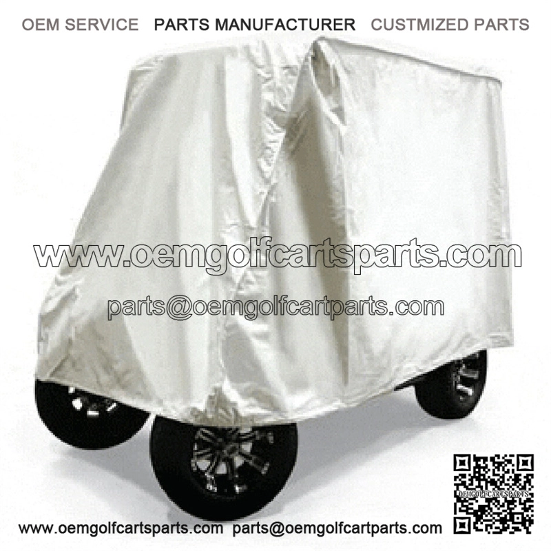 Off-White 2-Passenger Heavy Duty Storage Cover (Fits all Carts!)