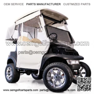 Carryall Beige 3-Sided Track-Style Enclosure - W/ 56" Factory Top (Fits 1992-1997)