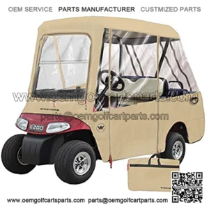 Greenline 2 Over 4 Passenger Golf Cart Enclosure by Eevelle (68" L x 48" W x 64" H)