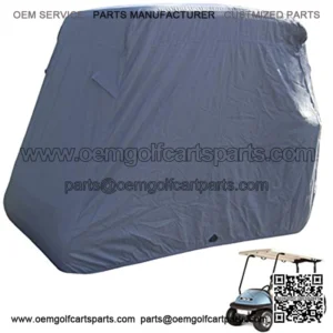 4 Seater Golf Cart Cover roof 80" L (Grey, Taupe, or Green), Fits E Z GO, and Yamaha G Model - Fits GEM e2