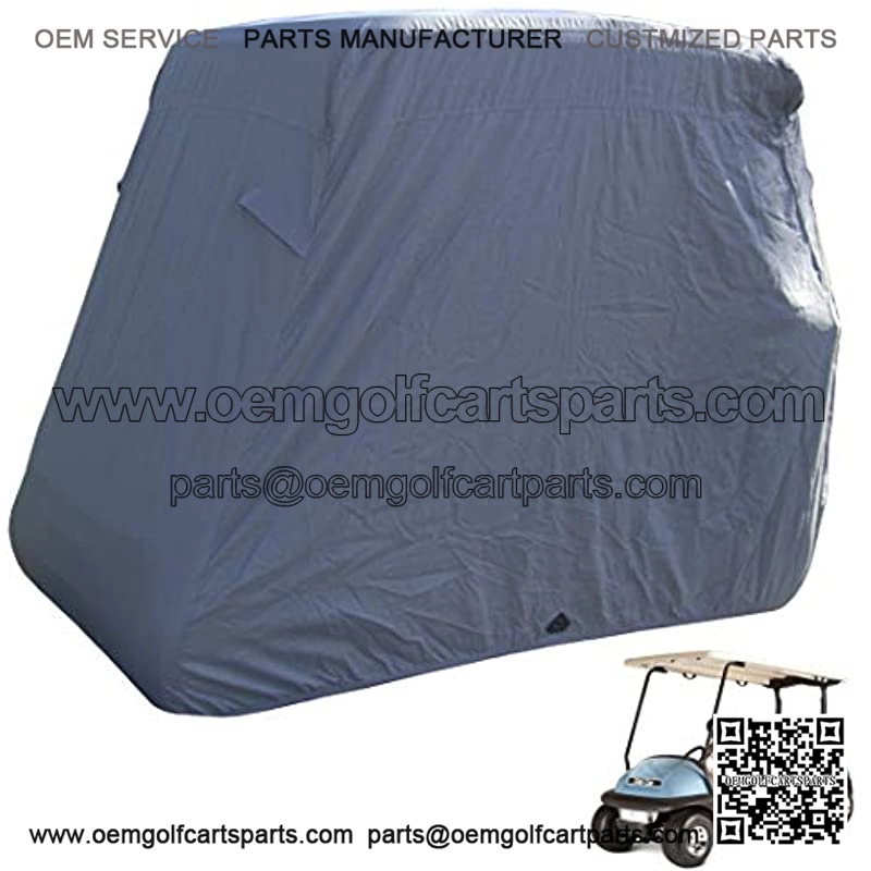 4 Seater Golf Cart Cover roof 80" L (Grey, Taupe, or Green), Fits E Z GO, and Yamaha G Model - Fits GEM e2