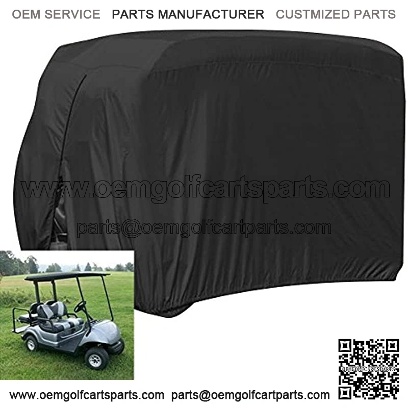 Golf Cart Covers, Waterproof 2/4 Outdoor Golf Cart Cover for EZ GO Club Car Yamaha Golf Carts, Sunproof Dustproof Club Car Cover Golf Cart Seat Covers